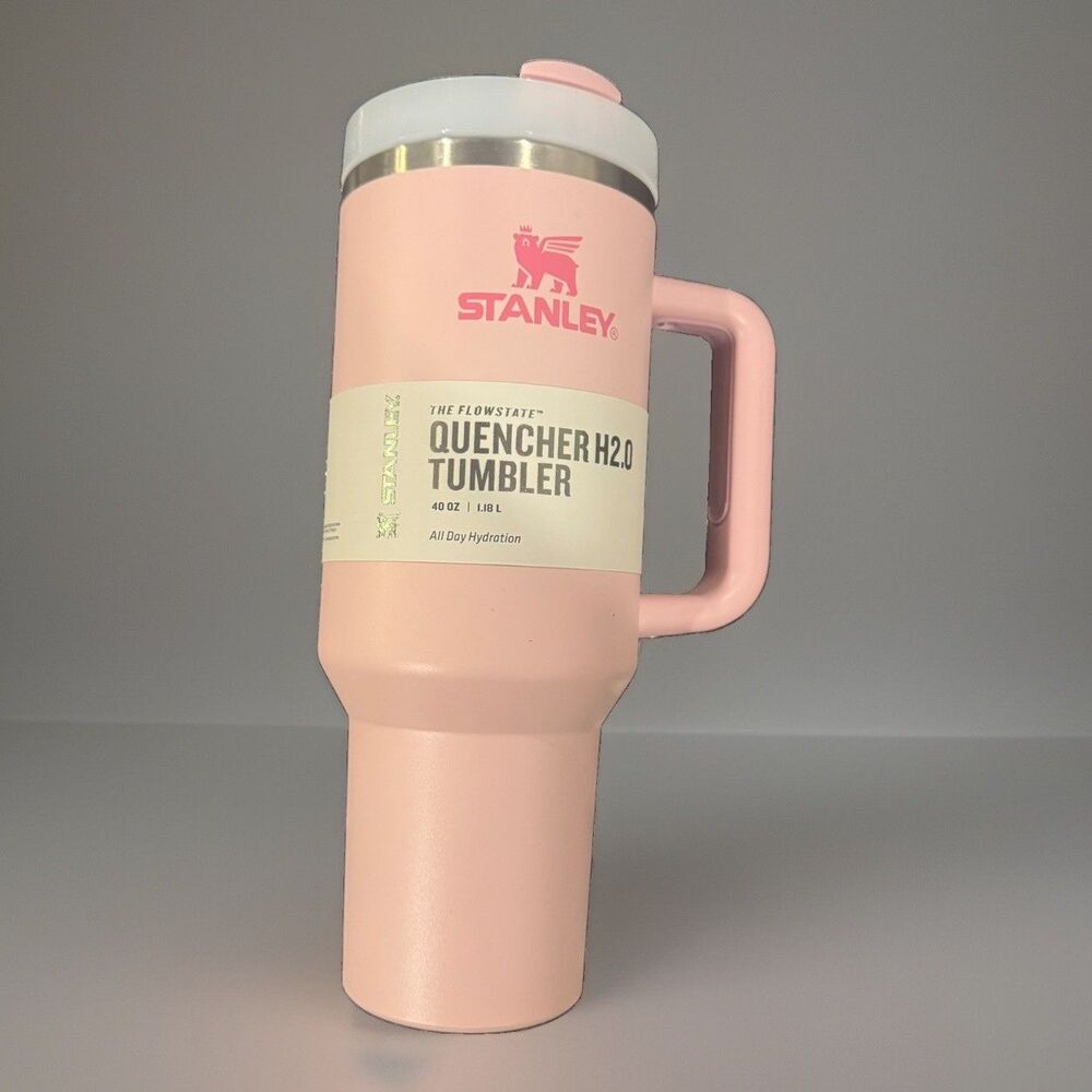 Stanley FlowState Quencher H2.0 Tumbler 40oz Pink Vacuum Insulated New FAKE/DUPE